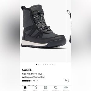 Sorel kids snow boots